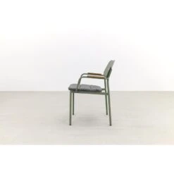 GreenChair Courage Dining Chair - Teak Armleuning - Green -Tuinmeubel Winkel 1000058437 0103