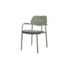 GreenChair Courage Dining Chair - Teak Armleuning - Green -Tuinmeubel Winkel 1000058437