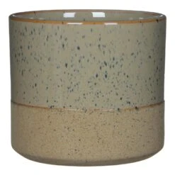 Mica Decorations Lago Bloempot - H16,5 X Ø18 Cm - Crème