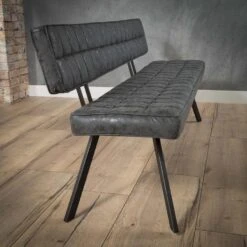 Hoyz - Eetkamerbank 180 Cm - Kunstleer - 4 Personen -Tuinmeubel Winkel 1000058887 0103