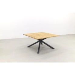GreenChair Quote Tuintafel - Teakhout Vierkant - 140 Cm -Tuinmeubel Winkel 1000059835 0102