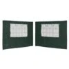 VidaXL Tentwanden Met Raam PE Groen 2 St -Tuinmeubel Winkel 1000060738