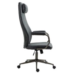 Clp Bureaustoel Pocatello Kunstleder Zwart -Tuinmeubel Winkel 1000062576 0102