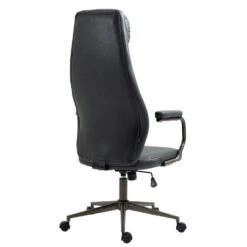 Clp Bureaustoel Pocatello Kunstleder Zwart -Tuinmeubel Winkel 1000062576 0103