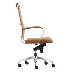 Bureaustoel Granada Cognac - 100% Leder 8 Bureaustoel Granada Cognac - 100% Leder -Tuinmeubel Winkel 1000067074 0102