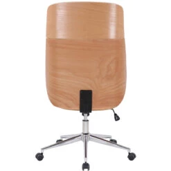 Clp Bureaustoel Varel Natura Frame Kunstleer Zwart -Tuinmeubel Winkel 1000071109 0103