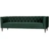 WOOOD Nisa Bank 3-Zits - Velvet - Donkergroen - 74x230x85 -Tuinmeubel Winkel 1000071489