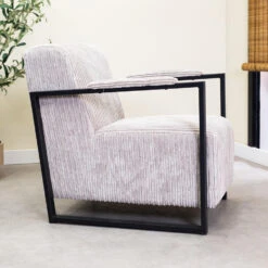 Moderne Fauteuil Madeline Ribstof Lichtgrijs - Stof - Grijs 7 Moderne Fauteuil Madeline Ribstof Lichtgrijs - Stof - Grijs -Tuinmeubel Winkel 1000072637 0101