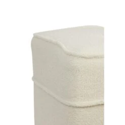 Poef Kiki - Wit - 40x40x35cm -Tuinmeubel Winkel 1000072861 0111