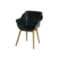 Set Van 2- Hartman Sophie Studio Diningstoel- Night Green- Teak Poot -Tuinmeubel Winkel 1000073149 0102