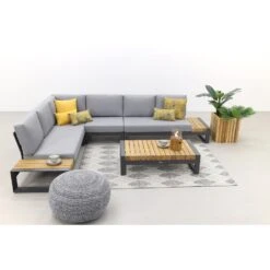 Taste Matisse Loungeset - Antraciet - 5 Delig -Tuinmeubel Winkel 1000073153 0102