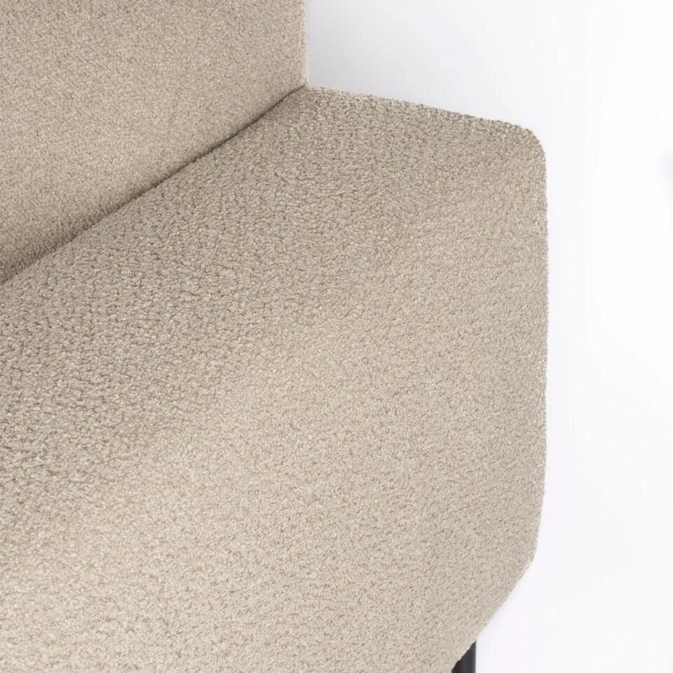 Puur Sylvia 2,5-zits Bank - Stof - Taupe 5 Puur Sylvia 2,5-zits Bank - Stof - Taupe - Afbeelding 3