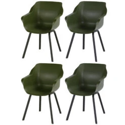 Hartman Sophie Element Dining Armstoel- Moss Groen - 4 St.