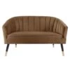 Leitmotiv Bank Royal - Velvet Chocolade Bruin - 128x71x80cm