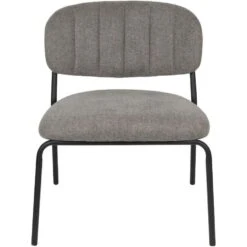 Puur Viken Fauteuil Grijs/zwart - Stof - Grijs -Tuinmeubel Winkel 1000074926 0102
