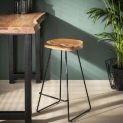 Essex Barkruk Acaciahout - Hout - Bruin 7 Essex Barkruk Acaciahout - Hout - Bruin -Tuinmeubel Winkel 1000076862 0101