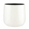 Mica Decorations Plantenpot/bloempot - Keramiek Wit - D32 En H30 Cm -Tuinmeubel Winkel 1000077024