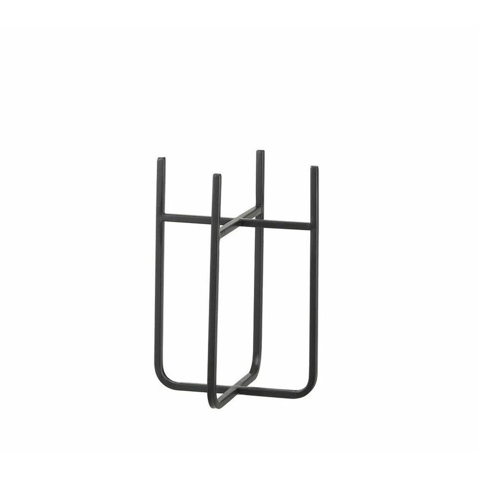 Mica Decorations - Bloempot Plantenstandaard/verhoger - Zwart - 25 X 16 Cm 3 Mica Decorations - Bloempot Plantenstandaard/verhoger - Zwart - 25 X 16 Cm