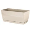 Prosperplast Bloempot - Kunststof - Creme-beige - 29 X 14 X 13,6 Cm 1 Prosperplast Bloempot - Kunststof - Creme-beige - 29 X 14 X 13,6 Cm -Tuinmeubel Winkel 1000077307
