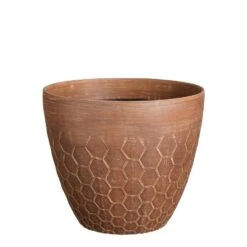 Mica Decorations Bravo Bloempot - H32,5 X Ø38 Cm - Koper