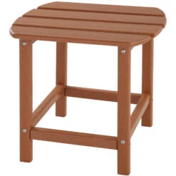 Tectake - Tuinstoel Janis Met Tafel - Houtlook - Bruin -Tuinmeubel Winkel 1000078035 0103