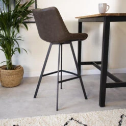 Set Van 2 Barkrukken Industrieel Juno Taupe Zithoogte 70 Cm Kunstleder 9 Set Van 2 Barkrukken Industrieel Juno Taupe Zithoogte 70 Cm Kunstleder -Tuinmeubel Winkel 1000078929 0103