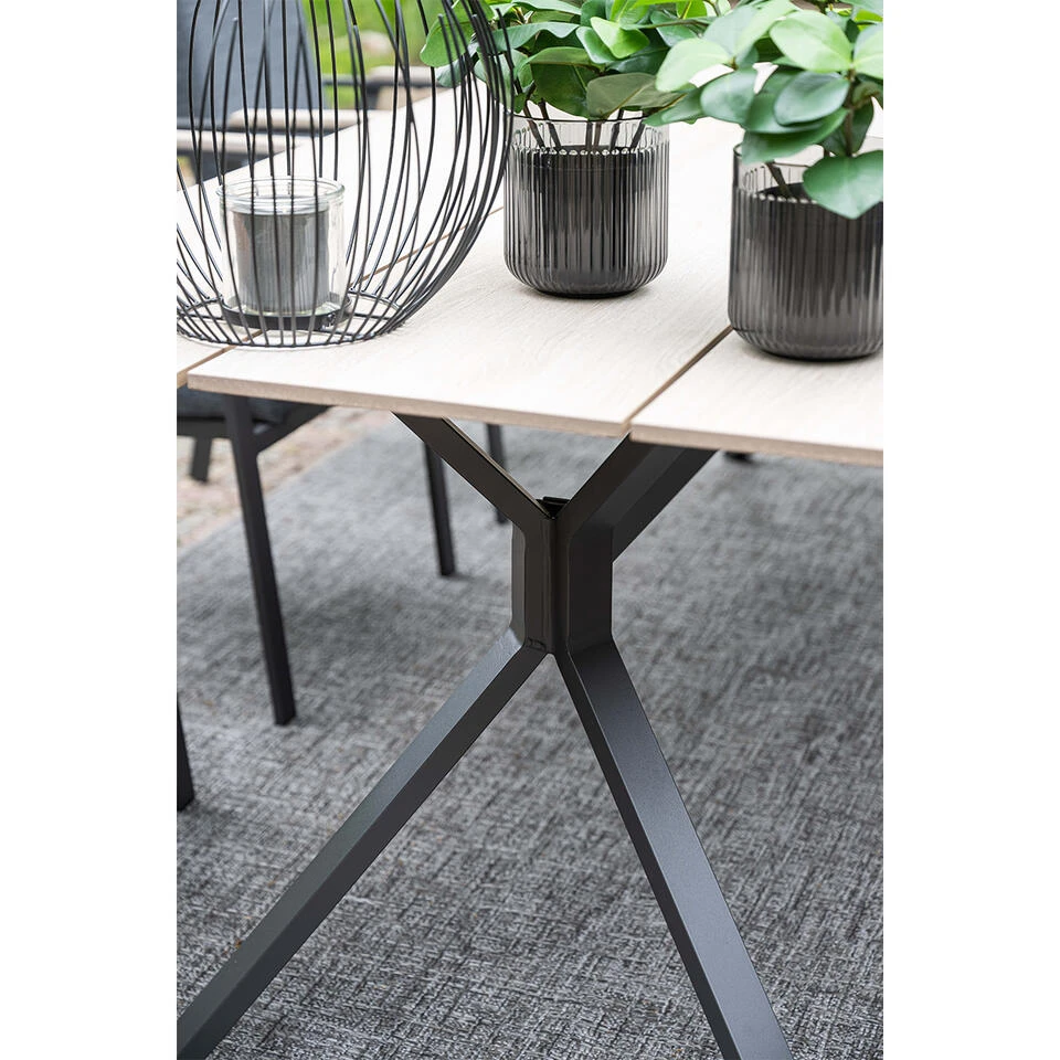 Garden Impressions Robin Tuintafel 220x100xH72 Cm - Light Imowood 4 Garden Impressions Robin Tuintafel 220x100xH72 Cm - Light Imowood - Afbeelding 2