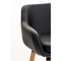 CLP Set Van 2 Barkrukken Grant Kunstleder Zwart -Tuinmeubel Winkel 1000082826 0103