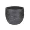 Mica Decorations Plantenpot/bloempot - Terracotta - Zwart/grijs - D14/H12 Cm 1 Mica Decorations Plantenpot/bloempot - Terracotta - Zwart/grijs - D14/H12 Cm -Tuinmeubel Winkel 1000083020