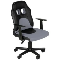 Clp Bureaustoel Fun Kunstleder Grijs