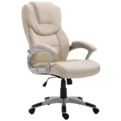 Clp Bureaustoel Texas Kunstleder Crème