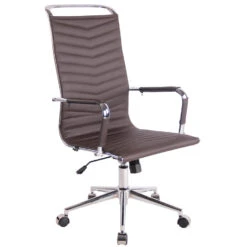 Clp Bureaustoel Batley Kunstleder Bruin