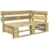VidaXL Tuinhoekbank Pallet Hout -Tuinmeubel Winkel 1000084649