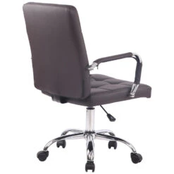 Clp Bureaustoel Deli PRO Kunstleder Bruin -Tuinmeubel Winkel 1000085180 0103