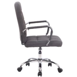 Clp Bureaustoel Deli PRO Stof Grijs -Tuinmeubel Winkel 1000085192 0102