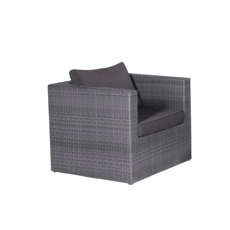 Garden Impressions Lyon Lounge Stoel Donker Grijs 3 Garden Impressions Lyon Lounge Stoel Donker Grijs