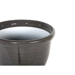 Beliani Plantenbak Voor Buiten TESALIA - Bruin Polyresin, Stenenmix -Tuinmeubel Winkel 1000087523 0104