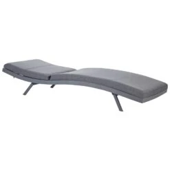 Beliani Tuinligstoel AMELIA - Grijs Textiel, Aluminium 8 Beliani Tuinligstoel AMELIA - Grijs Textiel, Aluminium -Tuinmeubel Winkel 1000088223 0103