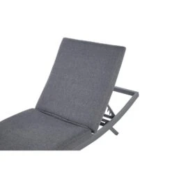 Beliani Tuinligstoel AMELIA - Grijs Textiel, Aluminium 9 Beliani Tuinligstoel AMELIA - Grijs Textiel, Aluminium -Tuinmeubel Winkel 1000088223 0104