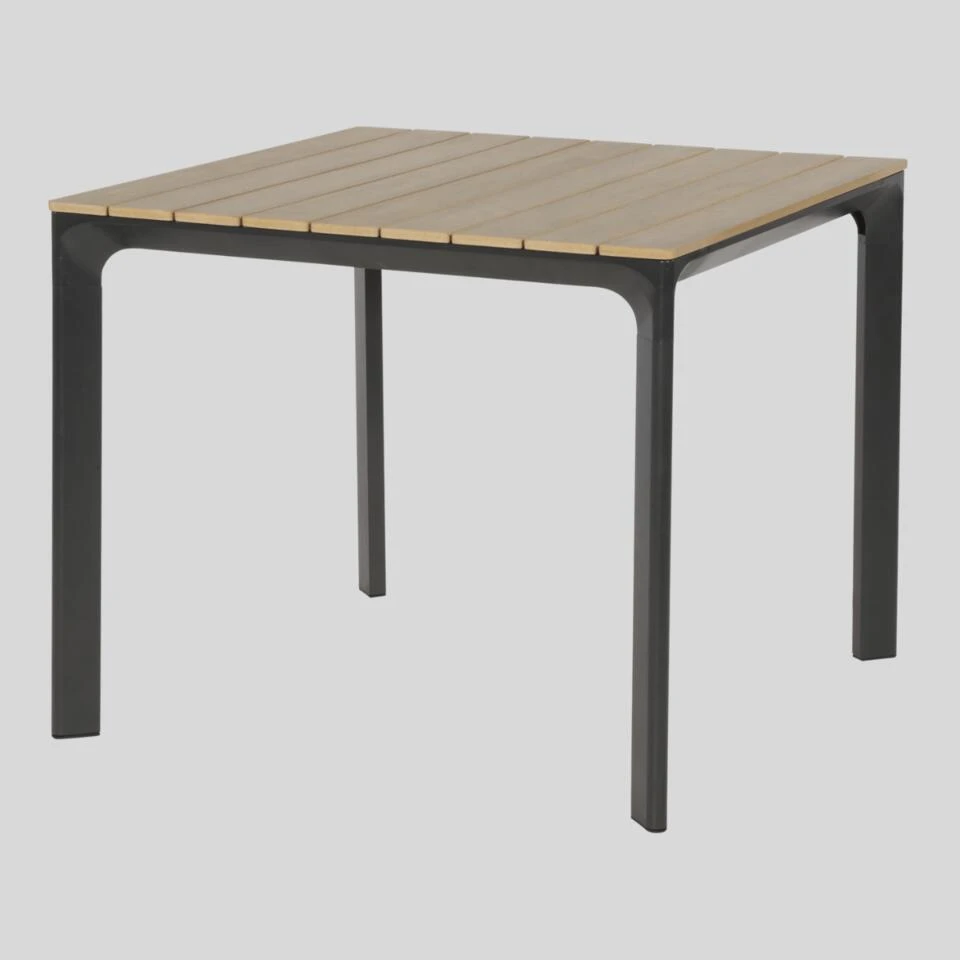 Arezzo Tuintafel Vierkant - Hout - Bruin 3 Arezzo Tuintafel Vierkant - Hout - Bruin