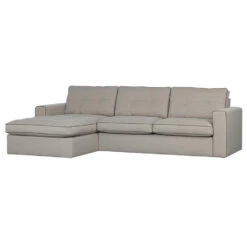 WOOOD Lisa Hoekbank - Polypropyleen - Crème - 87x280x170 -Tuinmeubel Winkel 1000088940 0102