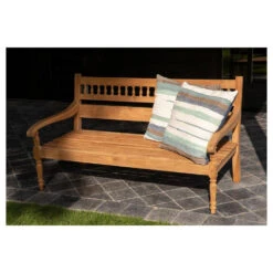 Exotan 2-Zits Tuinbankje Java - Teak - Naturel - 85x150x79 -Tuinmeubel Winkel 1000089025 0102
