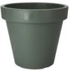 Pro Garden Plantenpot/bloempot - Tuin - Kunststof - Donkergroen - 35cm