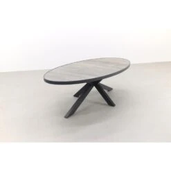VDG Silva Ovale Tuintafel - Houtlook - 240 X 115 Cm 9 VDG Silva Ovale Tuintafel - Houtlook - 240 X 115 Cm -Tuinmeubel Winkel 1000093383 0103