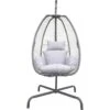 Rope Hangstoel - Wicker - Grijs -Tuinmeubel Winkel 1000094364