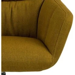 Sohome Draaifauteuil Leopold - Met Voetenbank - Geel -Tuinmeubel Winkel 1000094491 0103
