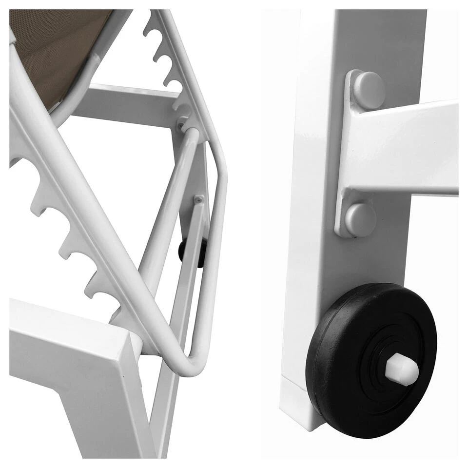 Happy Garden Zonnebedden BARBADOS - Bruin - Aluminium 5 Happy Garden Zonnebedden BARBADOS - Bruin - Aluminium - Afbeelding 3