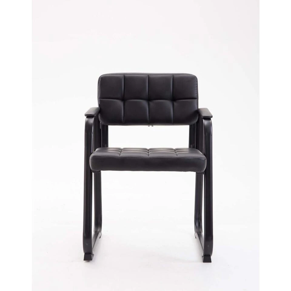 CLP Eetkamersstoel Canada B Kunstleder Zwart 4 CLP Eetkamersstoel Canada B Kunstleder Zwart - Afbeelding 2