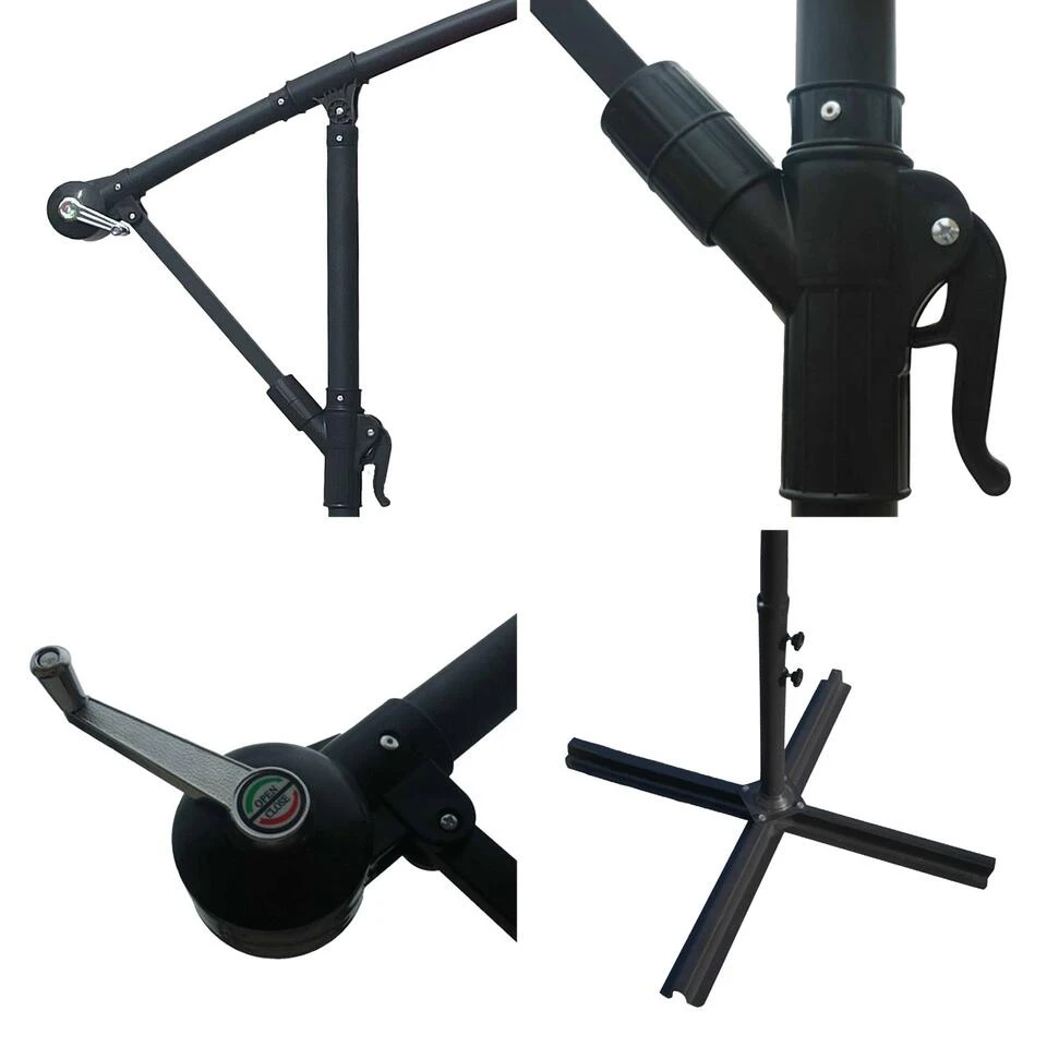 Happy Garden Schaduwzeilen OAHU - Blauw - Staal 4 Happy Garden Schaduwzeilen OAHU - Blauw - Staal - Afbeelding 3