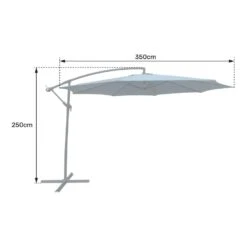 Happy Garden Schaduwzeilen OAHU - Blauw - Staal 8 Happy Garden Schaduwzeilen OAHU - Blauw - Staal -Tuinmeubel Winkel 1000096139 0104